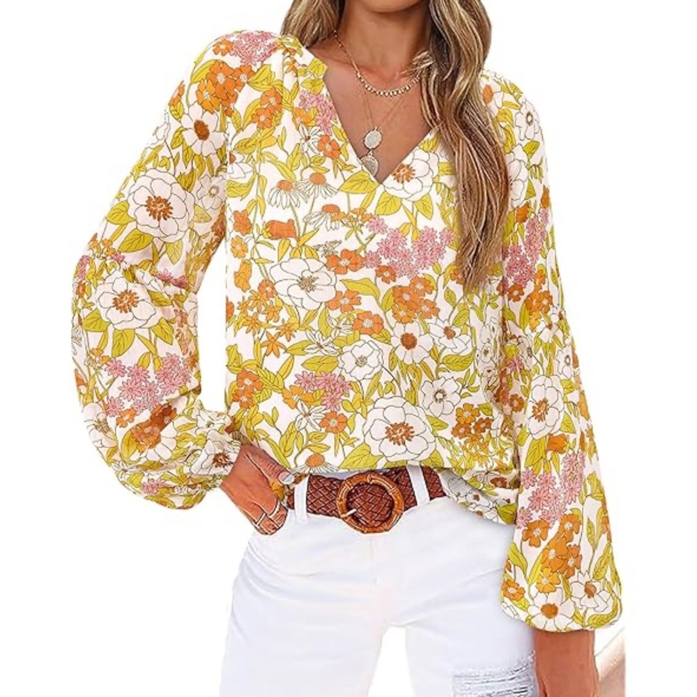 BTFBM boho floral‎ blouse